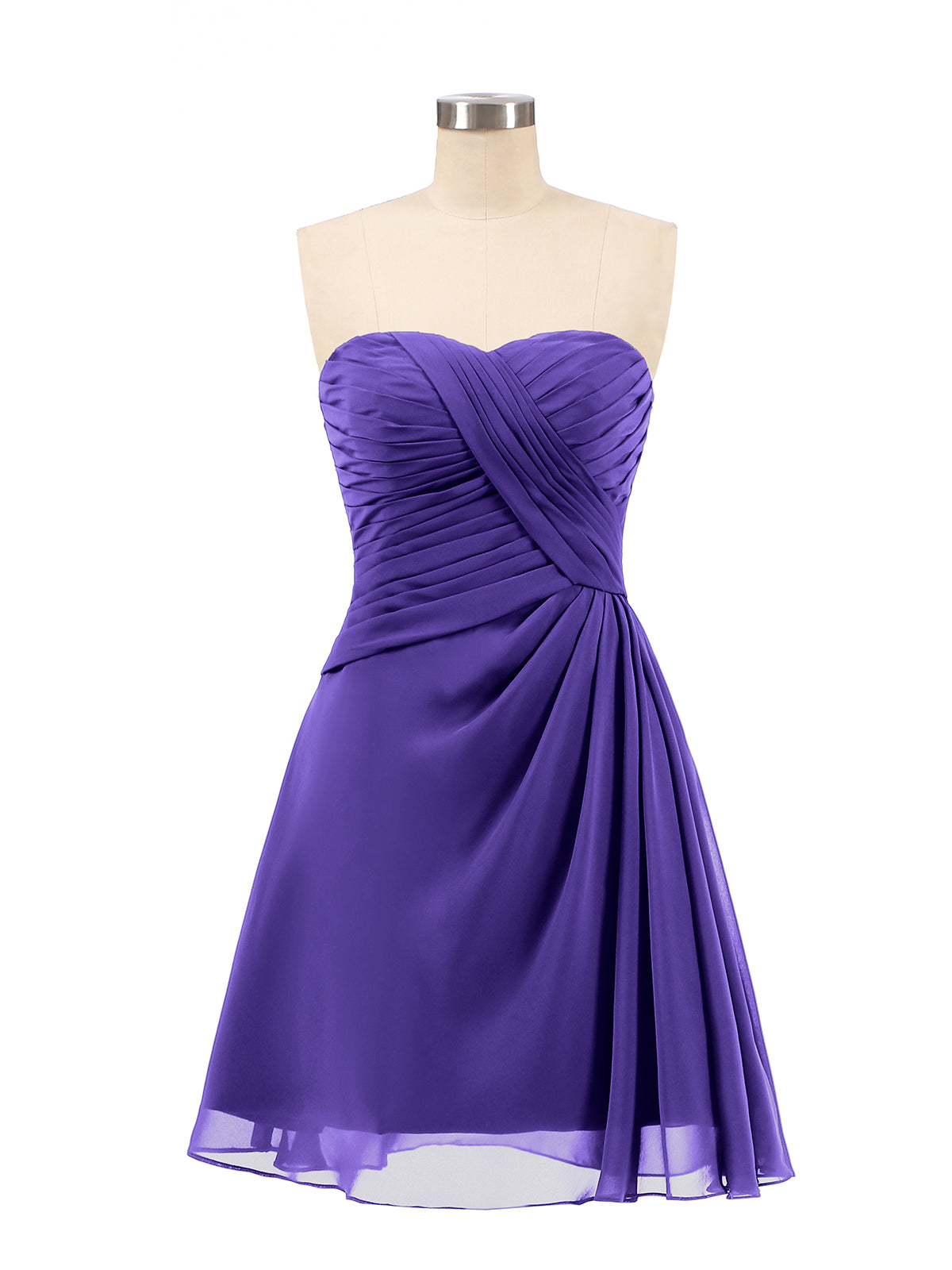 BABARONI Strapless Short Summer Bridesmaid Dresses-Regency, Regency / US0 BABARONI Strapless Short Summer Bridesmaid Dresses-Regency, Regency / US0