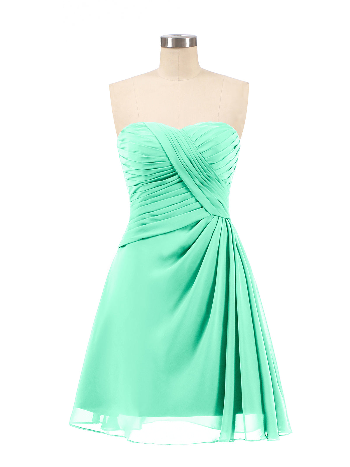 BABARONI Strapless Short Summer Bridesmaid Dresses-Turquoise, Turquoise / US0 BABARONI Strapless Short Summer Bridesmaid Dresses-Turquoise, Turquoise / US0