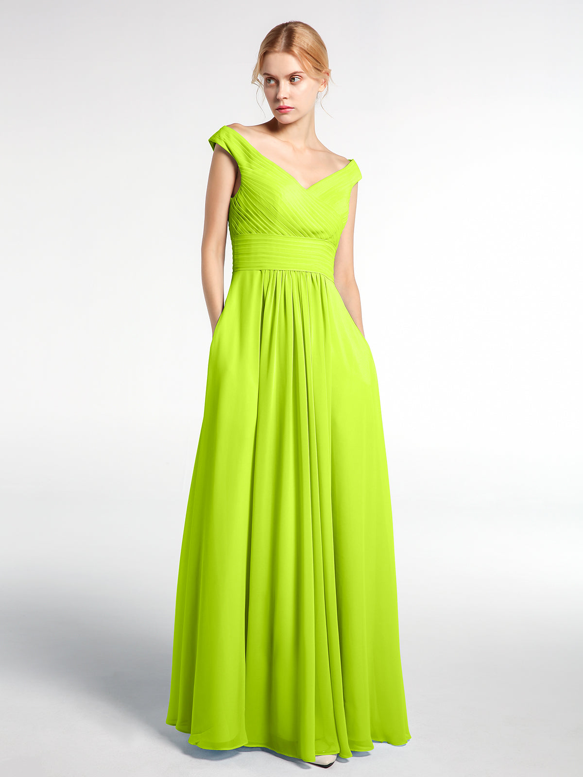 neon green bridesmaid dresses Stylish Bridesmaids for Your Wedding the timeless style and flattering silhouette make it a must Olive Green Bridesmaid Dresses With