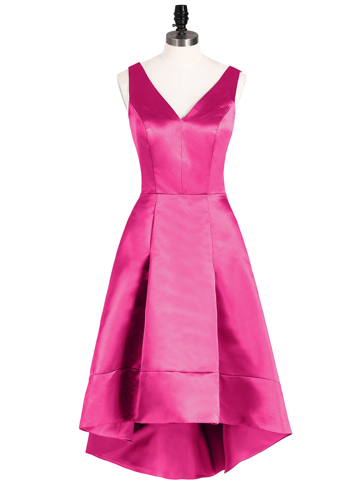 Chiffon with Appliqued Long Dresses Fuchsia Plus Size