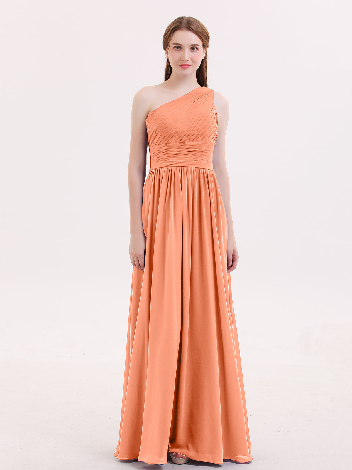 Hamptons Linen Dress - Papaya