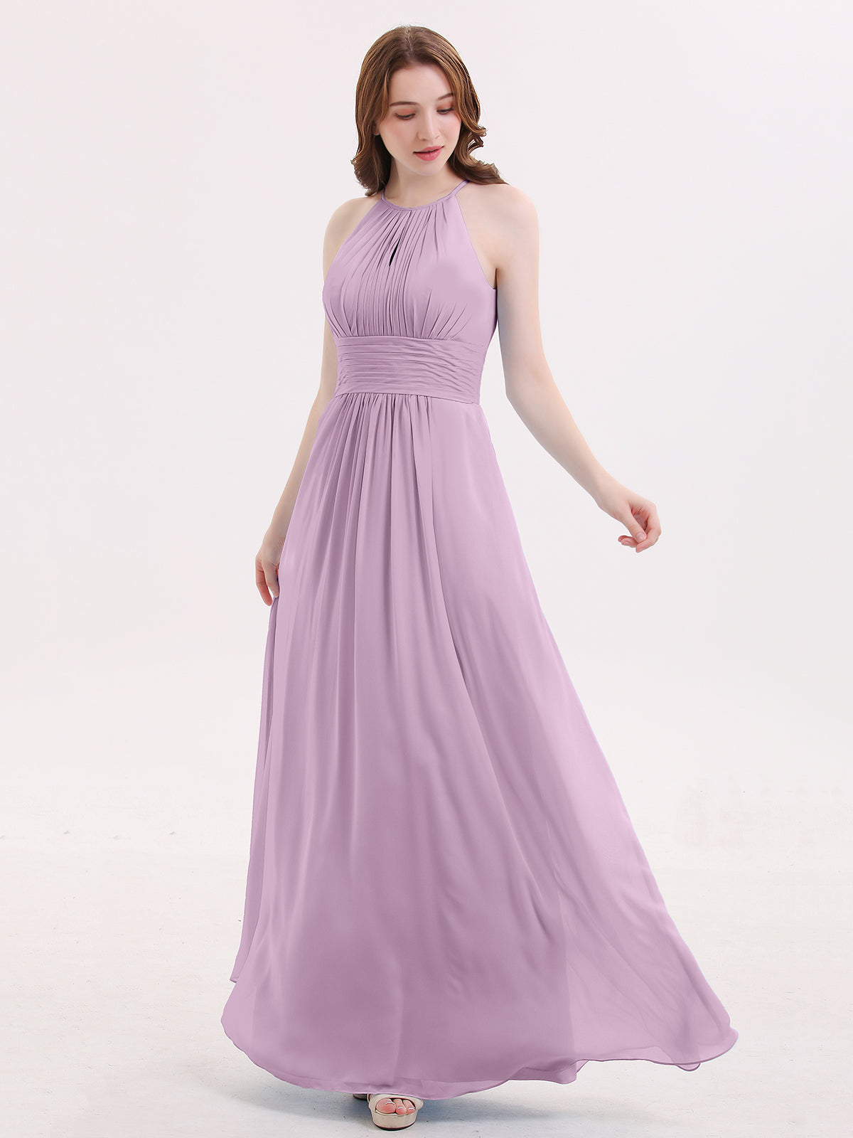 Ivory Lace Top Chiffon Buttom Dress Wisteria Plus Size