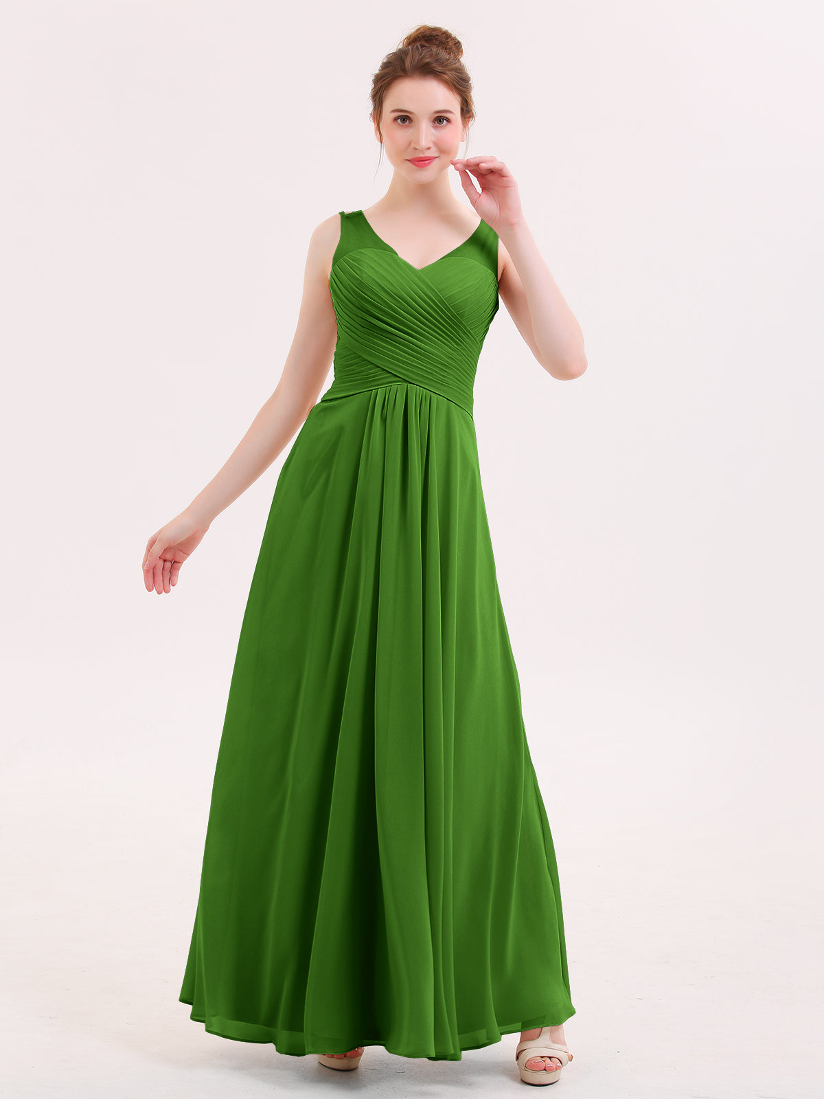 green emerald velvet dress Moss Green Floral Prom Dress 2023 Ball Gown Spaghetti Straps Long Even –  DressCulture main image 0