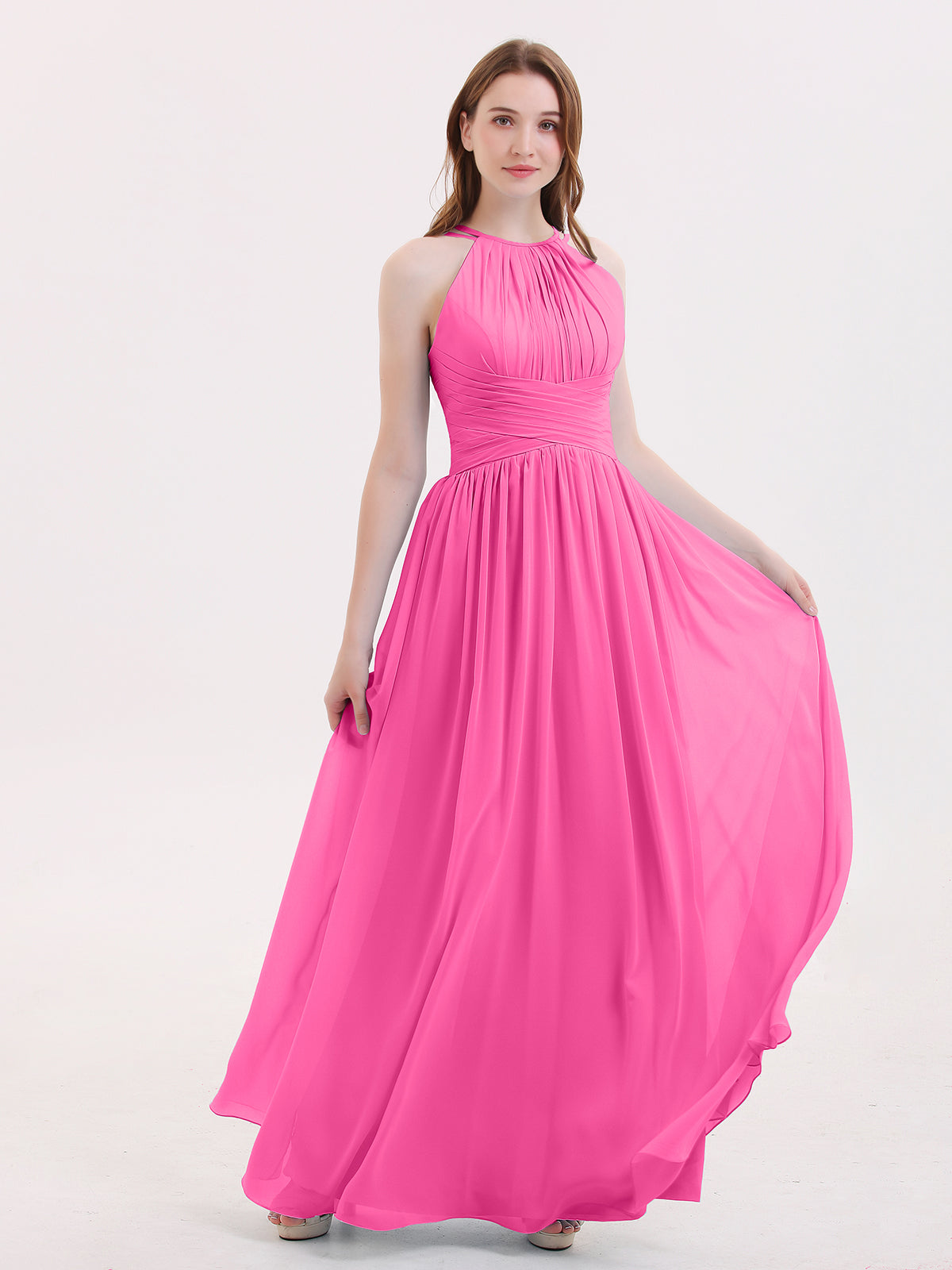 Strapless Chiffon Full Length Gowns Azalea Plus Size main image 1