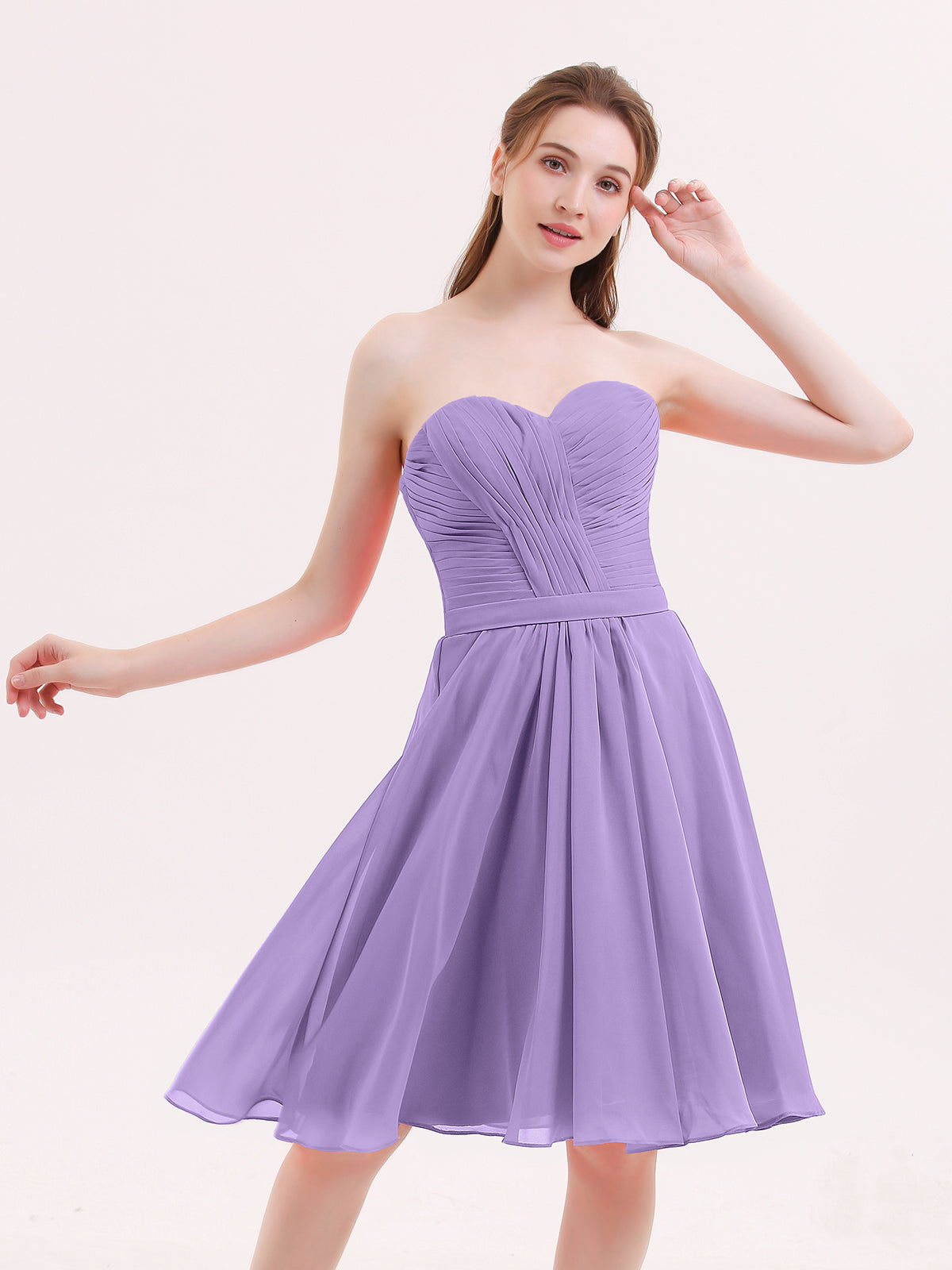 Illusion Neck Chiffon Full Length Dresses Tahiti Plus Size main image 0