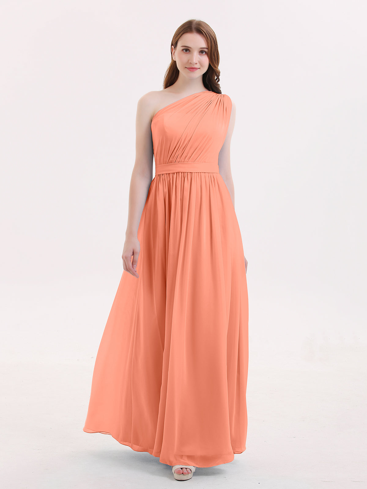 sunset coral bridesmaid dresses sunset palette bridesmaid dresses