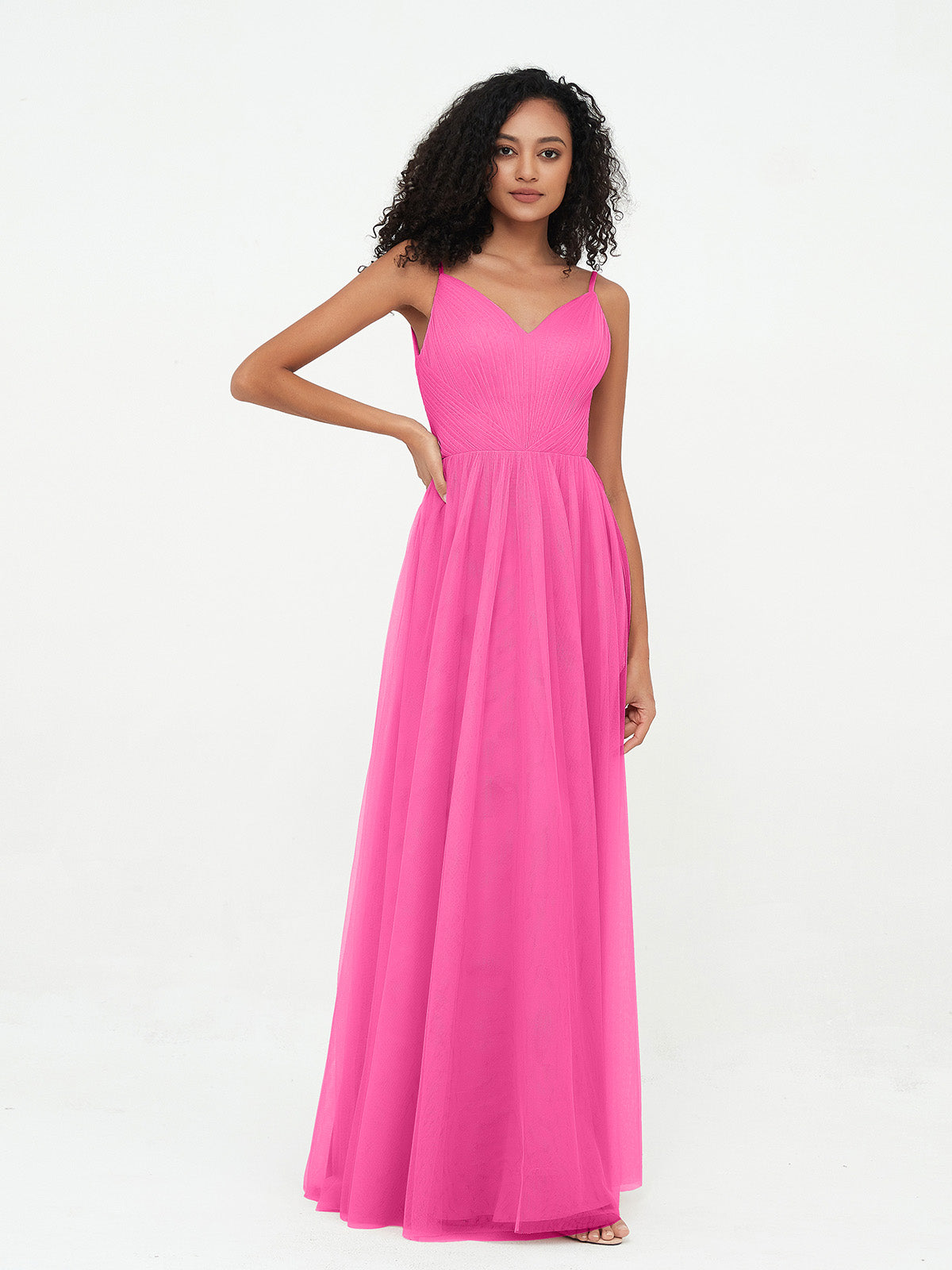 Off The Shoulder Chiffon Dresses with Spaghetti Straps Azalea Plus Size main image 0