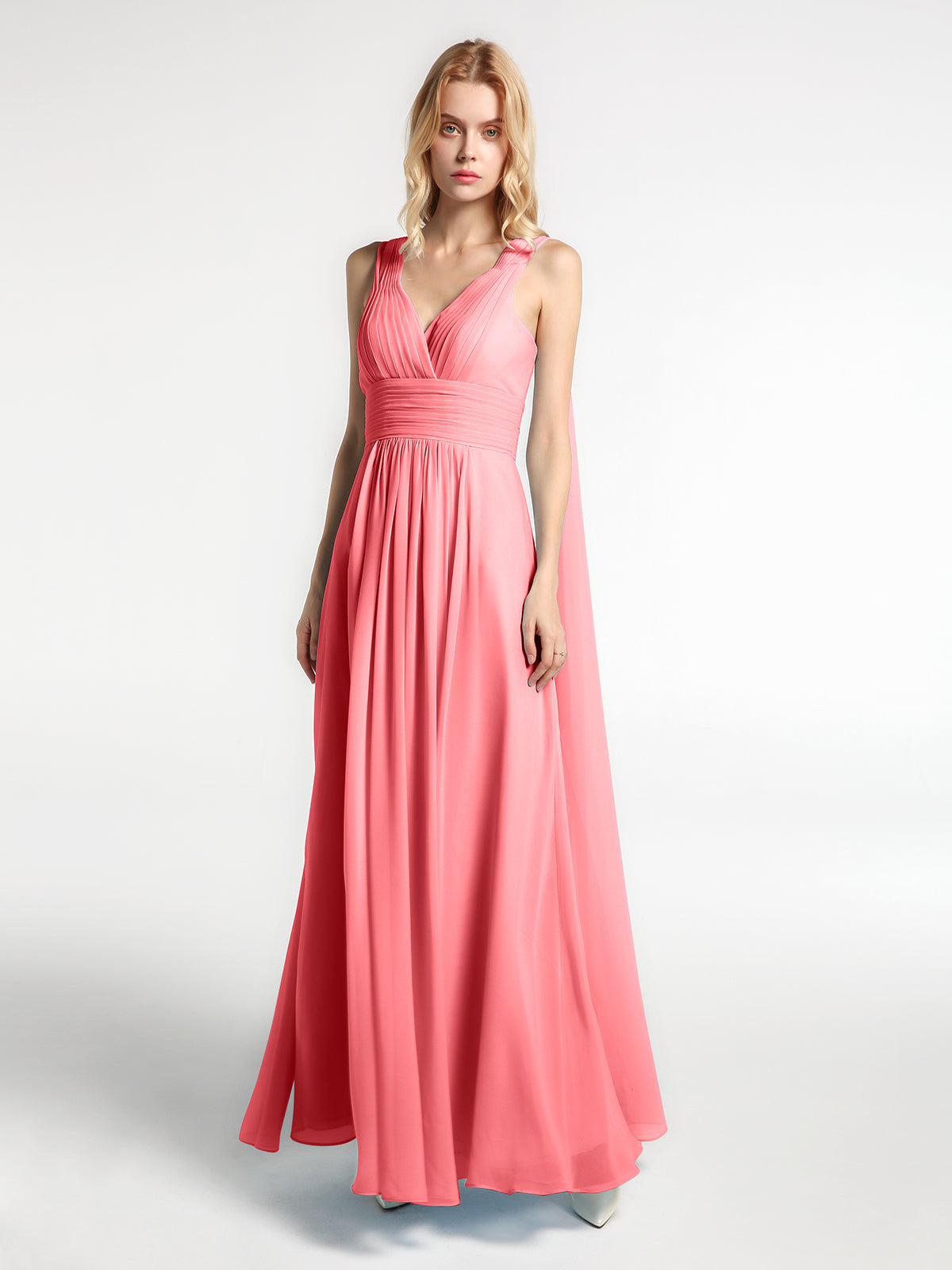 watermelon bridesmaid dress Watermelon Red Cheap Mismatched Bridesmaid Dresses Lace Formal Dresses APD3491