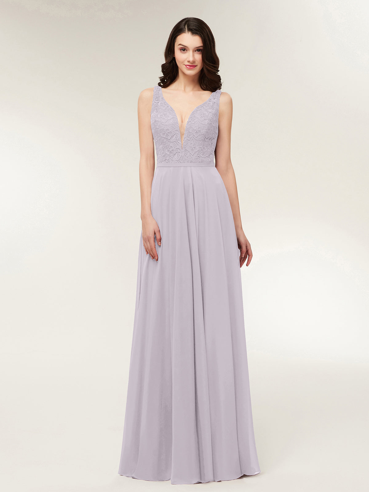 BABARONI Open Back Dress with Lace Bodice-Dusk Plus Size, Dusk / US18 BABARONI Open Back Dress with Lace Bodice-Dusk Plus Size, Dusk / US18
