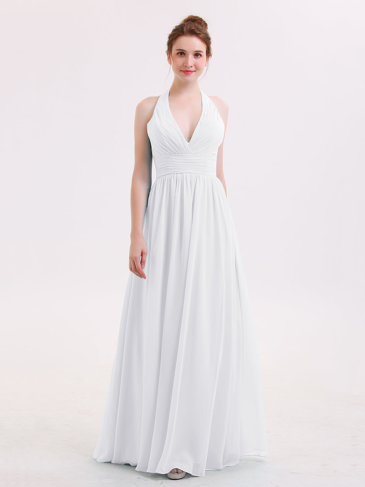 sachin and babi light blue dress Halter Top Wedding Dresses