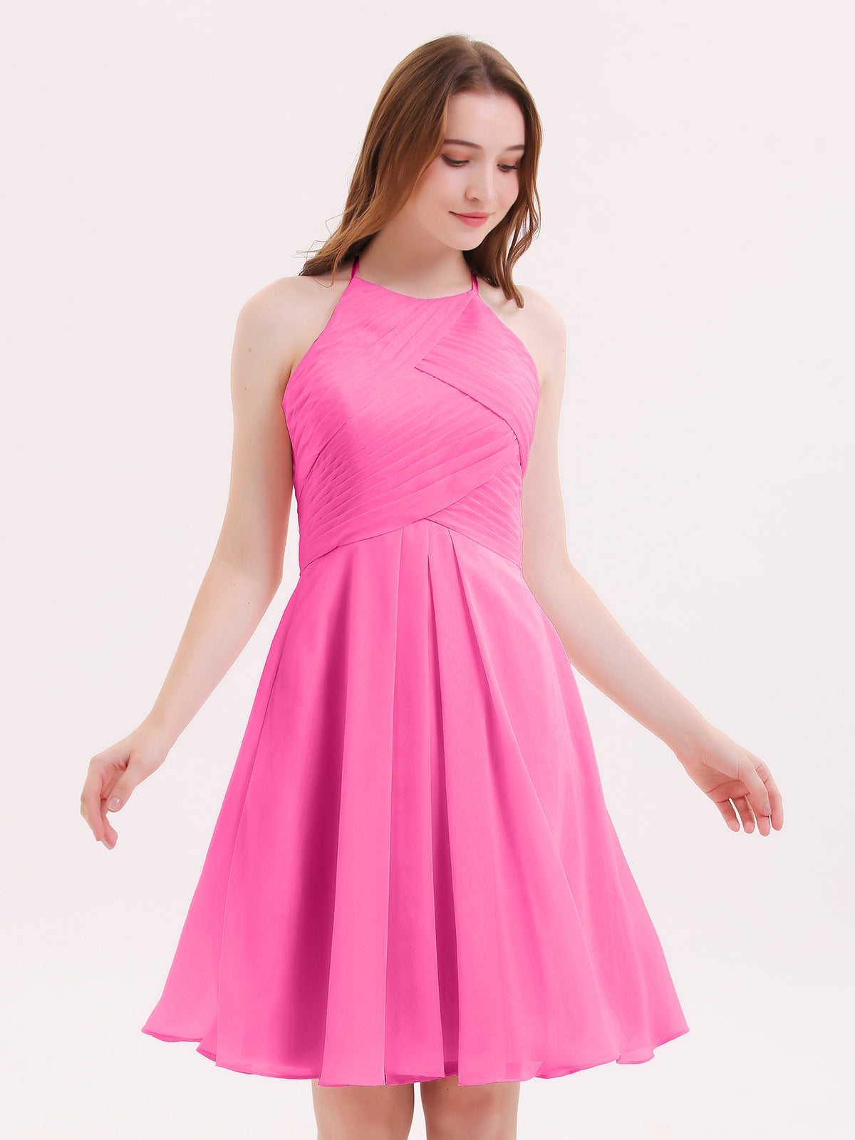 hot pink knee length bridesmaid dresses Short Mini,Knee Length,Tea Length Blushing Pink Bridesmaid Dresses: Buy Women's Dresses Online at STACEES