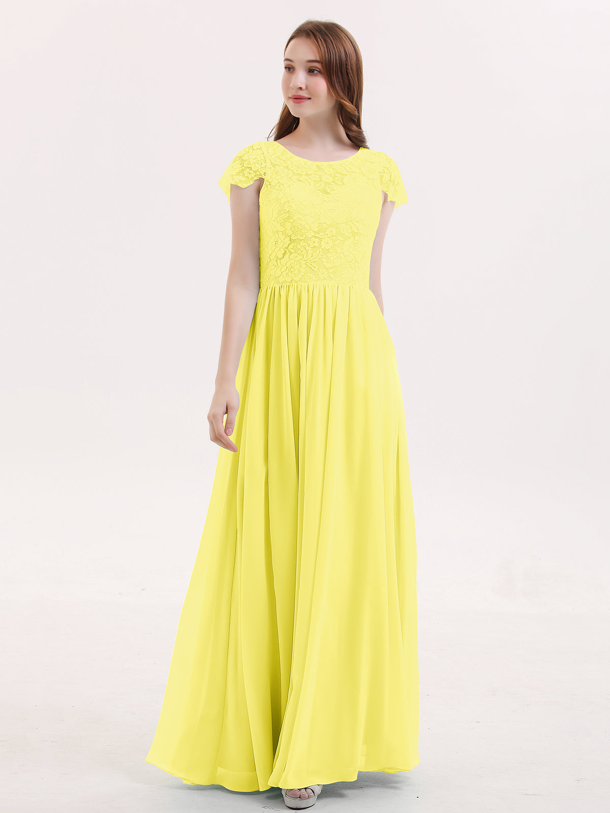 lemon bridesmaid dresses