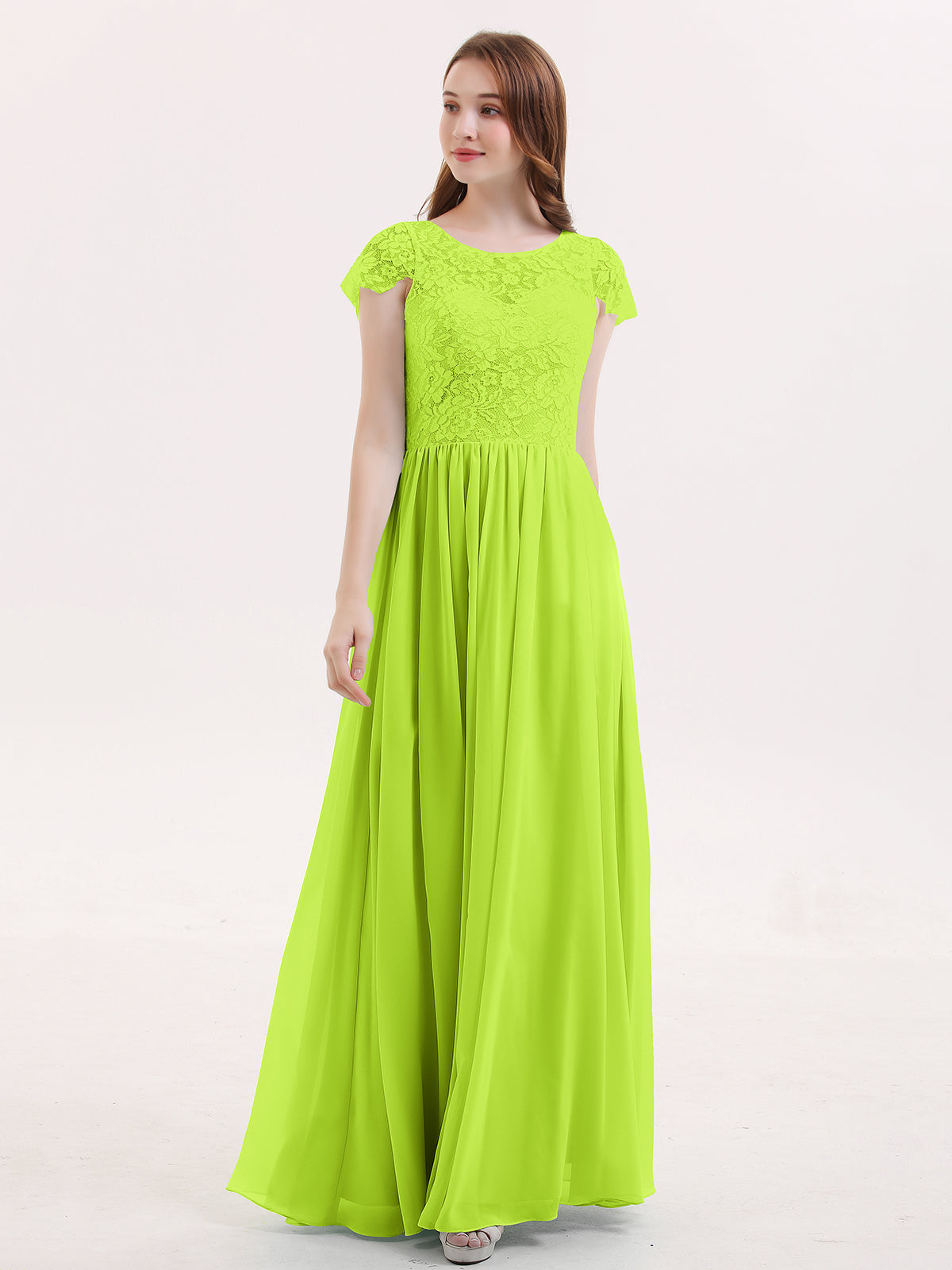 green emerald velvet dress KAYLA Maxi Dress | Sheer Lace Maxi Dress main image 0