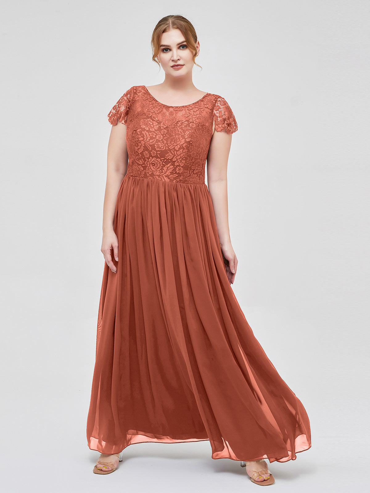 Rust Color Formal Dresses