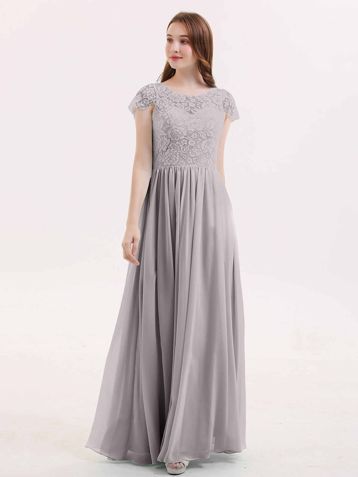pearl grey bridesmaid dresses Zapakasa Women Mint Green Long Bridesmaid Dress with Ruffles Sheath Off The  Shoulder Ruched Wedding Guest Dress with Slit main image 1