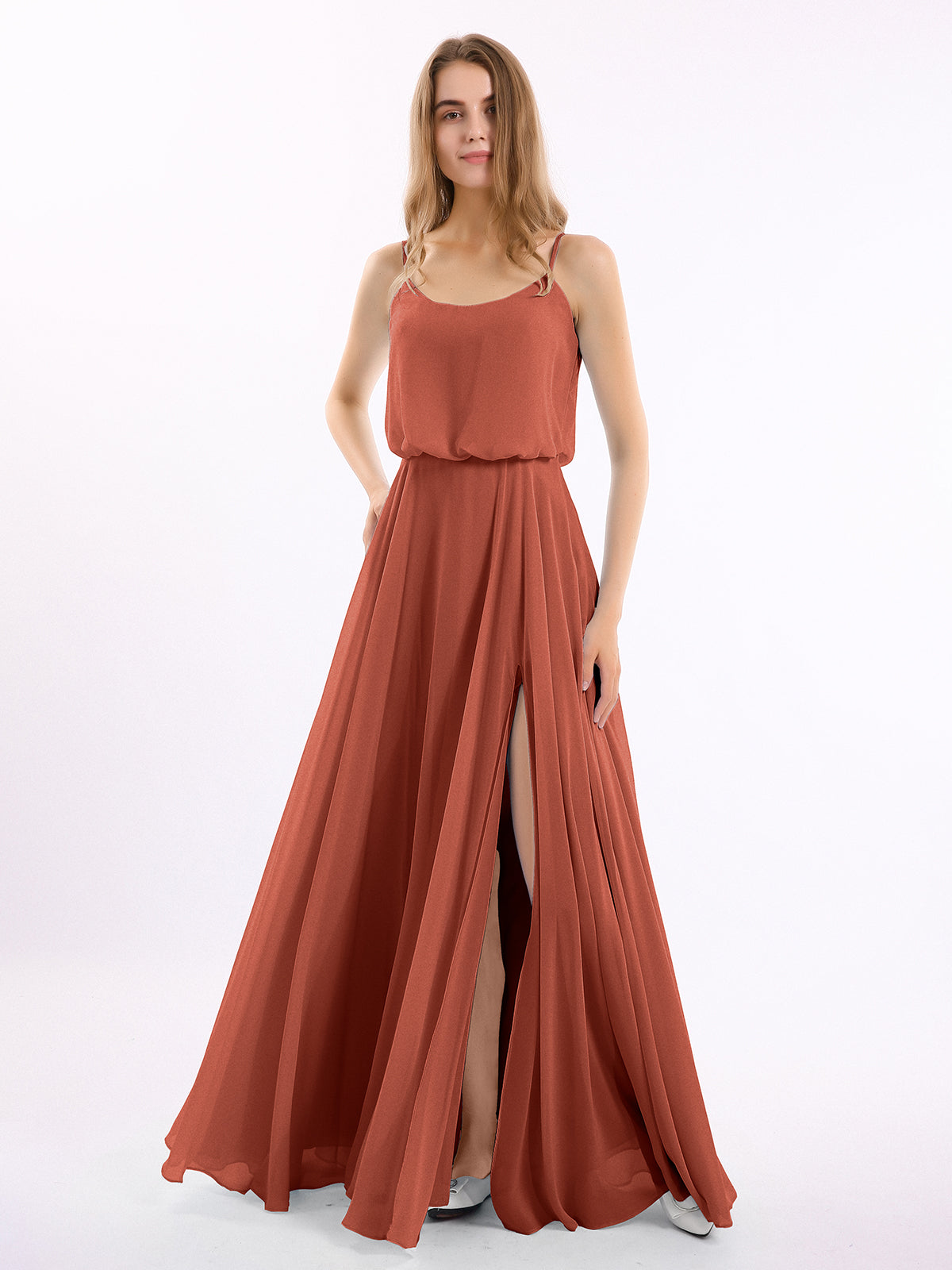 Rust Color Formal Dresses