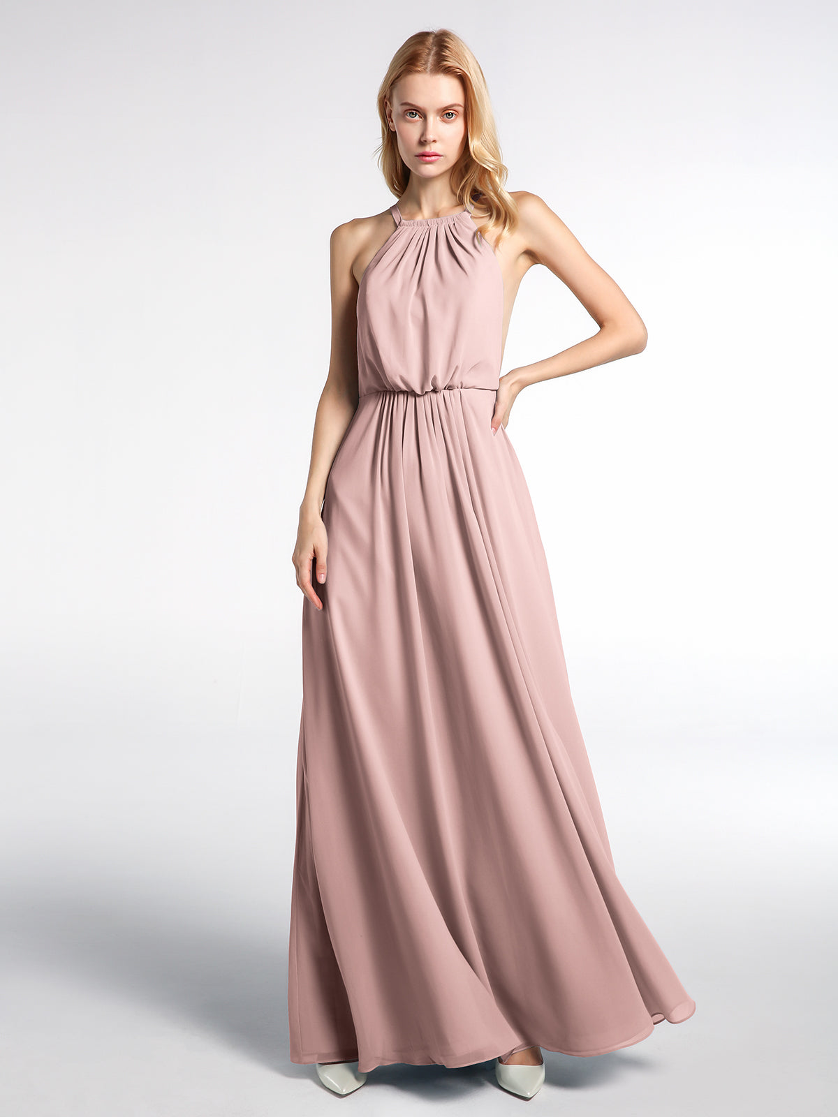 Zandi Maxi Plus Size- Dusty Rose
