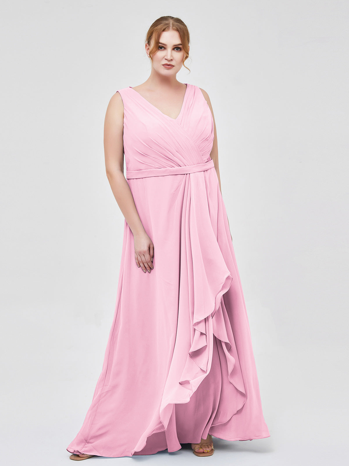 candy pink bridesmaid dress KissProm