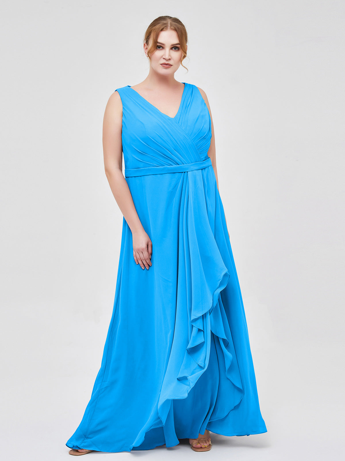 royal blue plus size bridesmaid dresses Plus size embroidered dress