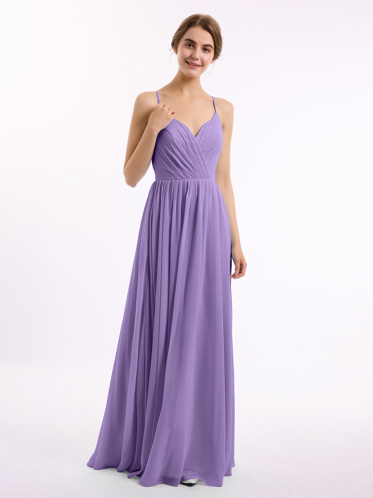 Strapless Chiffon Full Length Gowns Tahiti Plus Size main image 1