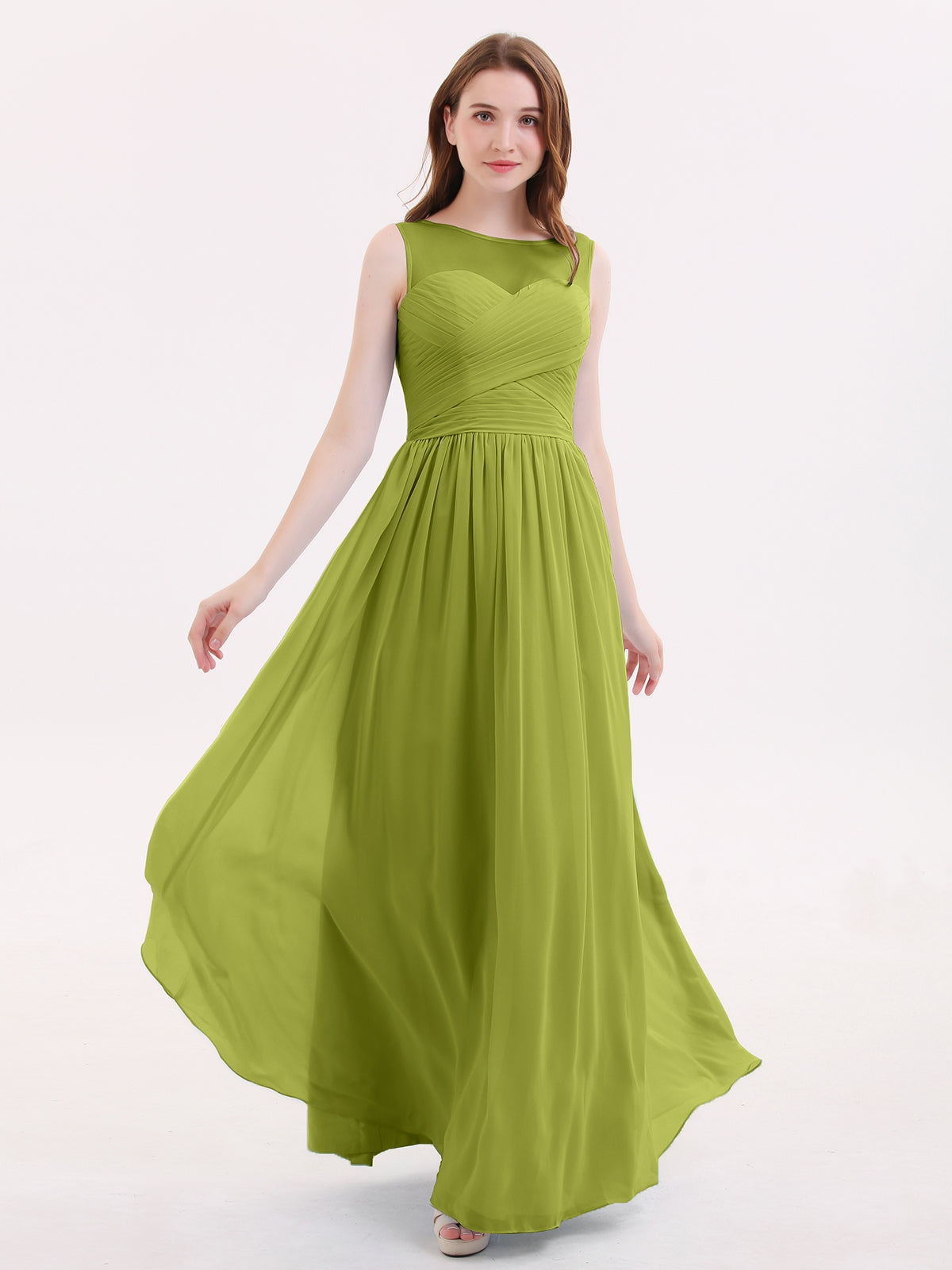 clover bridesmaid dress Green One Shoulder Sheath Tea-length Charming Bridesmaid Dresses. CB0274 Custom Size(leaving a note) / Custom Color(leaving a note)