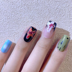 A Koi Pond at Midnight