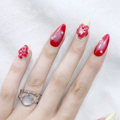 First Kiss in a Field of Flowers