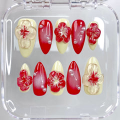 First Kiss in a Field of Flowers