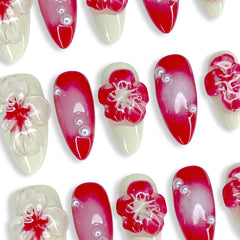 First Kiss in a Field of Flowers