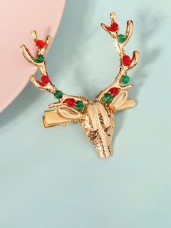 Christmas Hair Accessories Rhinestone Hair Clips