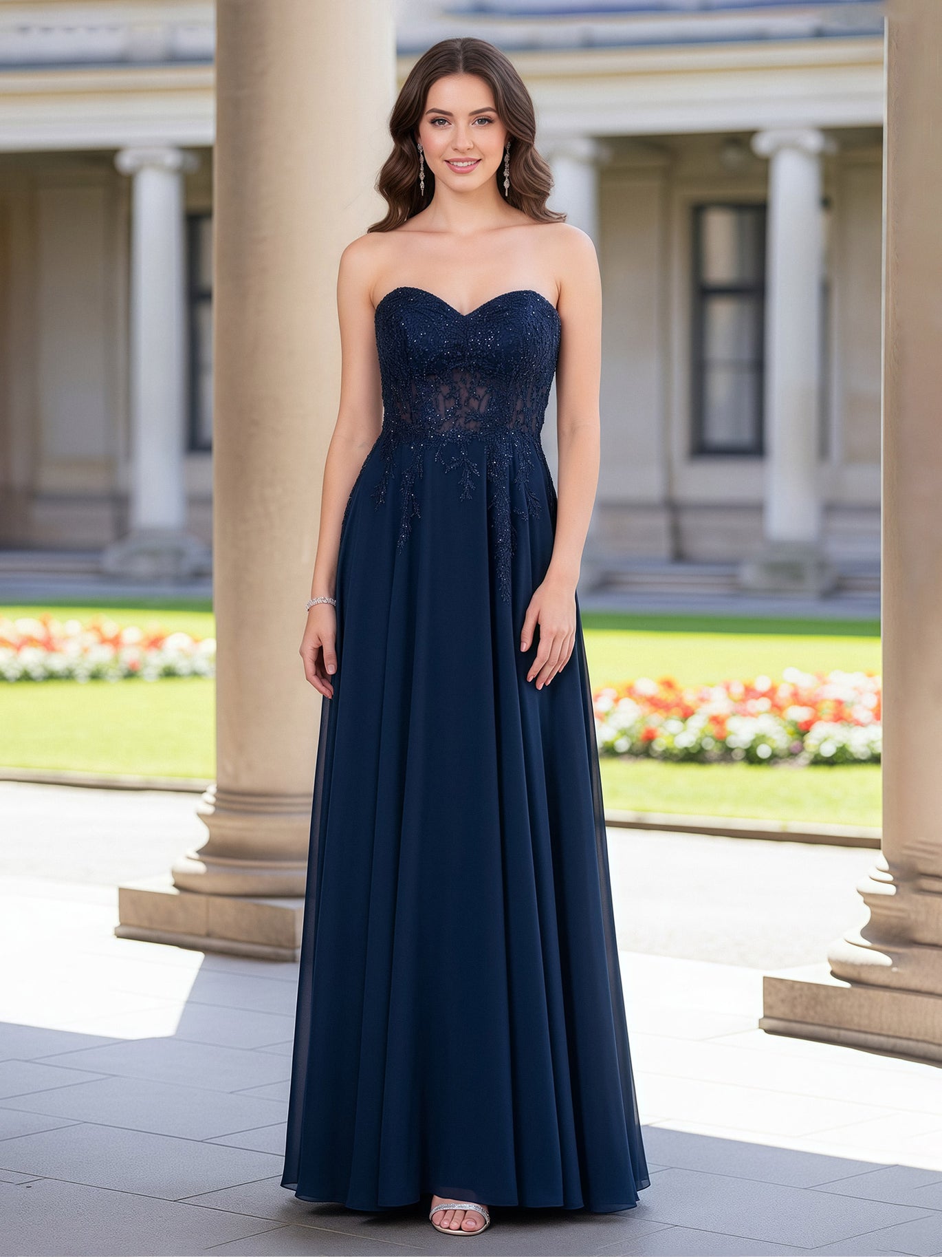 Navy Prom Dresses - Lastest Styles for 2024 Prom Parties BABARONI Navy Prom Dresses - Lastest Styles for 2024 Prom Parties BABARONI