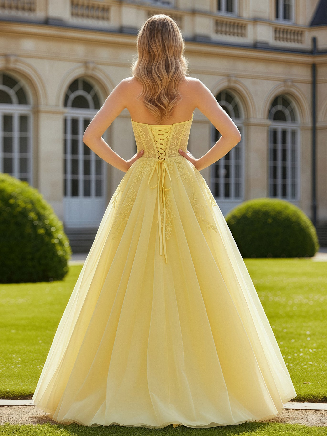 strapless open back dress Portia & Scarlett - PS24347