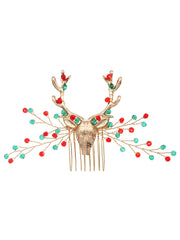 Christmas Hair Accessories Rhinestone Hair Combs