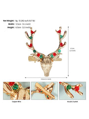 Christmas Hair Accessories Rhinestone Hair Clips