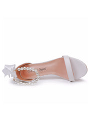 Elegant Open Toe Ankle-Strap Stiletto Sandals