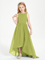 Exquisite Asymmetrical Junior Bridesmaid Dresses Scoop Neck Clover