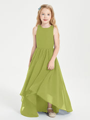 Exquisite Asymmetrical Junior Bridesmaid Dresses Scoop Neck Clover