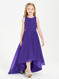 Exquisite Asymmetrical Junior Bridesmaid Dresses Scoop Neck Regency