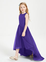 Exquisite Asymmetrical Junior Bridesmaid Dresses Scoop Neck Regency