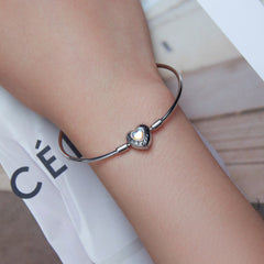 Blue Heart Moonstone Bracelet Perfect Gift