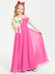 Chic Junior Bridesmaid Dresses Off the Shoulder Azalea