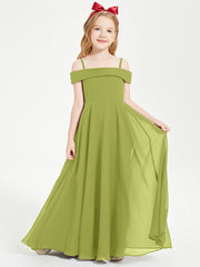 Chic Junior Bridesmaid Dresses Off the Shoulder Clover