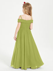 Chic Junior Bridesmaid Dresses Off the Shoulder Clover
