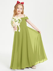 Chic Junior Bridesmaid Dresses Off the Shoulder Clover