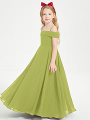 Chic Junior Bridesmaid Dresses Off the Shoulder Clover