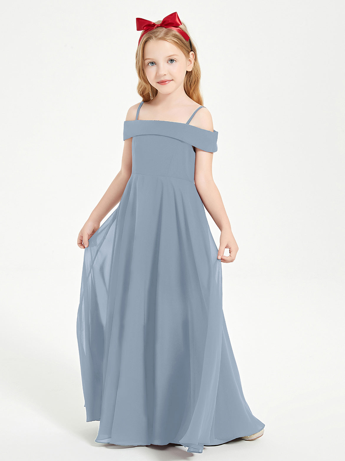 dusty blue jr bridesmaid dresses Dusty Blue Junior Bridesmaid Dresses