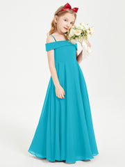 Chic Junior Bridesmaid Dresses Off the Shoulder Jade