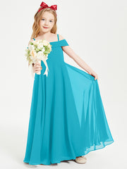 Chic Junior Bridesmaid Dresses Off the Shoulder Jade