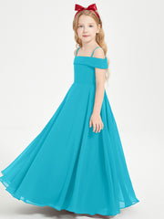 Chic Junior Bridesmaid Dresses Off the Shoulder Jade