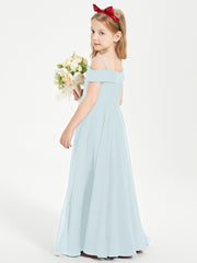 Chic Junior Bridesmaid Dresses Off the Shoulder Mist